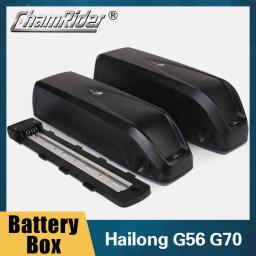HaiLong Bateria Downtube Battery Case, Habitação Down Tube, 18650 Células, 13S4P, 10S7P, 13S5P, 14S5P, G56, G70 - Image 1