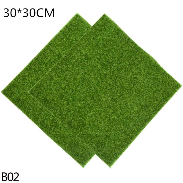 Tapete de Musgo Falso 15cm/30cm para Decoração de Micro Paisagens e Ambientes Internos