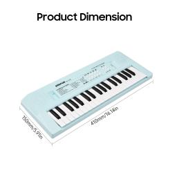 Piano eletrônico com teclado para crianças, piano de 37 teclas, instrumentos musicais, presentes - Image 2