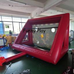 Goleira de chute inflável para porta de tiro ao ar livre, gol de futebol com campo/quadra/gaiola, objetivo inflável de polo aquático - Image 5