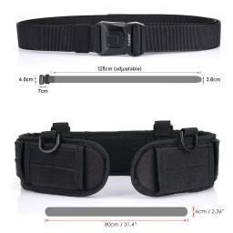Hssee-cinto tático para homens, nylon real, esportes ao ar livre, com fivela de metal, liberação rápida, militar, exército, 1200D - Image 3