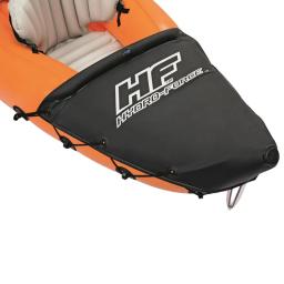 WolFAce Inflável Caiaque Pesca Barco Portátil Esporte Aquático com Paddle Bomba e Saco para 2 Pessoas Laranja 2023 Novo 331x88cm - Image 5