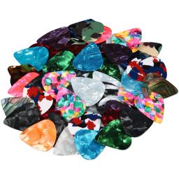 Palheta mediadora para guitarra, 20 peças, 0.46/0.71mm, para guitarra acústica e elétrica, 20 cores personalizadas - Image 5