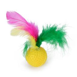 Kit de brinquedos do túnel dobrável para gato, canal divertido, bolas de penas, forma de ratos, gatinho, brincadeiras interativas, 21pcs - Image 4