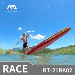 Aqua marina nova corrida sup competição prancha de surf 3.8m/4.2m esportes aquáticos apontou design rápido surf inflável prancha 2 tamanho - Image 2