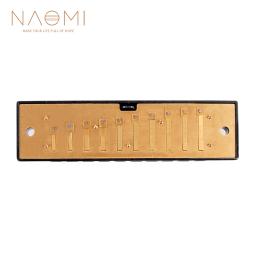 Naomi 10 buracos gaita reed substituição placas de reed chave de c bronze reed inacabado gaita pente woodwind instrumento peças - Image 1