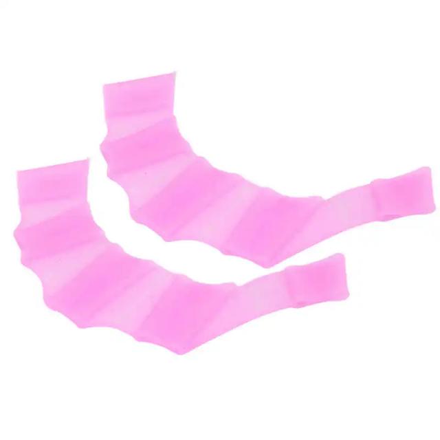Luvas de Natação em Silicone com Dedo Webbed - 1 Par de Algemas para Melhora na Performance Aquática
