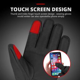 Luvas aquecidas USB touchscreen para homens e mulheres, luvas de inverno para snowboard, camping, resistente à água, caminhadas, esqui, moto, motocicleta - Image 4