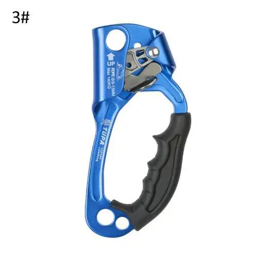 Mão ascendente portátil montanhismo escalada corda braçadeira mão ascendente rappelling engrenagem fácil de usar para ao ar livre - Image 1