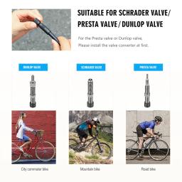 Cycplus a8 ciclismo acessórios da bicicleta multifuncional inflator bomba de alta pressão para o carro portátil compressor ar - Image 4