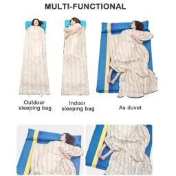 Saco de dormir ultraleve de inverno, portátil, multifuncional, para acampamento, caminhada e áreas internas - Image 6