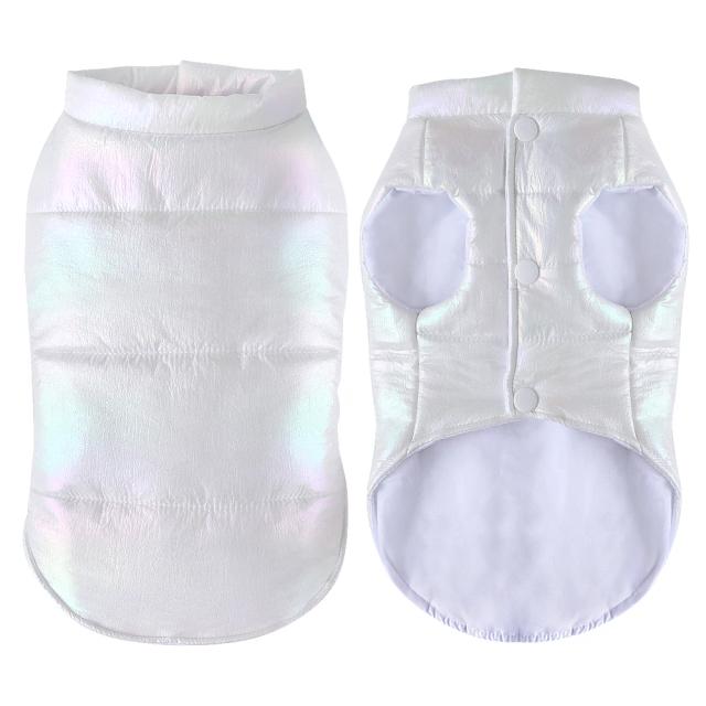 Casaco impermeável leve e aconchegante para cães e gatos de pequeno a médio porte, ideal para o inverno e disponível do tamanho XS ao 2XL