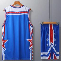 Rapidamente seco respirável meninos basquete jerseys camisa camisas esportivas e shorts atléticos conjunto para homens jovens mulheres camisa de basquete - Image 4