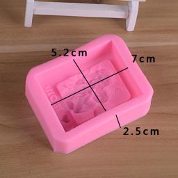 Moldes de silicone para sabão de bebê, molde para sabonete, arte artesanal de mamãe e bebê, moldes de silicone para artesanato, arte de artesanato, moldes de diy - Image 5