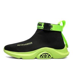 Homens tênis de alta qualidade meias sapatos respirável casual deslizamento na cesta homme plataforma tênis masculino footwears zapatillas - Image 1