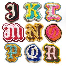 Remendo de chenille personalizado remendos de chenille carta bordado toalha bordado costurar em apliques para decoração de roupas de alta qualidade - Image 5