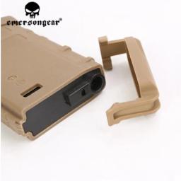Caça tática m4 revista airsoft mapa estilo mid-cap 30-70rd clipe bk/de - Image 5
