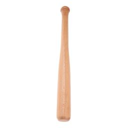 Natural De Madeira Baseball Bat, Round Sports Racket, Exercício De Segurança Da Família, Training Aid, 54cm, 21" - Image 1