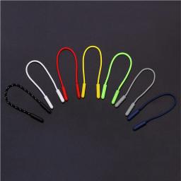 Corda externa de zíper colorida, puxador de zíper com corda, substituição de cordão, jaqueta deslizante, mochila, mala, 20 peças - Image 6