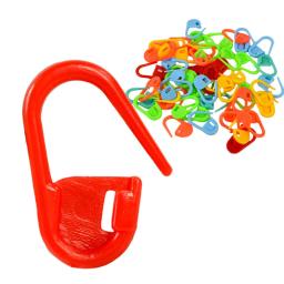 50 Pçs/set Colorido De Plástico Agulhas De Tricô Knitting Locking Ponto de Crochê Marcadores Crochê Gancho Da Trava Clipe Ferramentas De Costura - Image 4