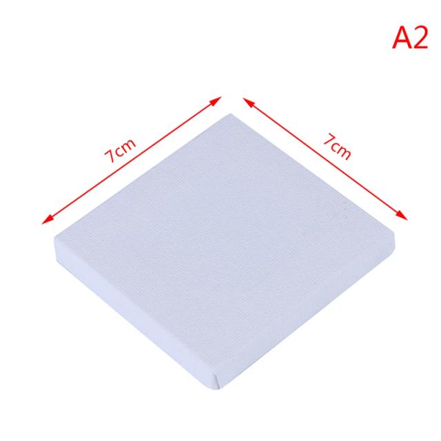 Mini Quadro de Pintura em Branco para Artesanato e Criações Artísticas com Acrílico DIY