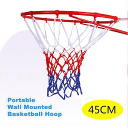 1 conjunto excelente sistema de basquete alta tenacidade padrão 45cm fixado na parede aro basquete gols aro e net - Image 3