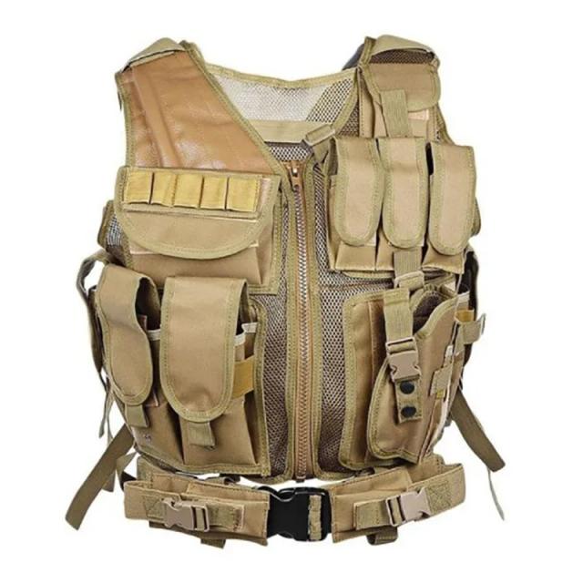 Colete Tático Respirável Bodyguard para Combate e Segurança - Ideal para Caça, Airsoft e Treinamentos de Batalha