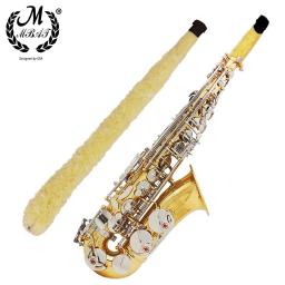 M MBAT-Escova De Limpeza De Saxofone, Sax Cleaner Pad Saver para Tenor, Soprano, Alto, Sax, Soft Clean Acessórios, Manter Ferramenta - Image 1