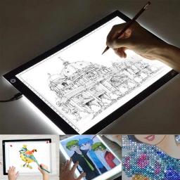 Digital Gráfico Desenho Tablet, LED, Pintura Diamante, Luz Pad Board, Placa portátil para X-Ray Film Viewer, Wacom, A4, A3, A2 - Image 4