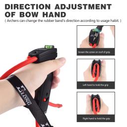 1 pçs tiro com arco recurvo faixa de estiramento dispositivo treinamento com alta qualidade borracha band & composto e elástico pedal para habilidade prac - Image 3