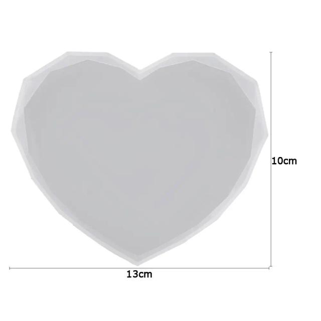 Moldes de Silicone para Coaster: Formas Redonda, Quadrada e Retangular para Artesanato em Resina e Decoração de Interiores