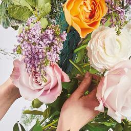 14 pçs/saco diy flor de espuma floral embalagem artificial flor lama casamento florista padrão arranjo fundação design craf - Image 4
