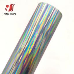 Adesivo vinil permanente para artesanato, adesivo holográfico de arco-íris e prata, à prova d'água, carta de scrapbook, copo de vinil/parede/vidro, rolo de adesivos faça você mesmo - Image 3