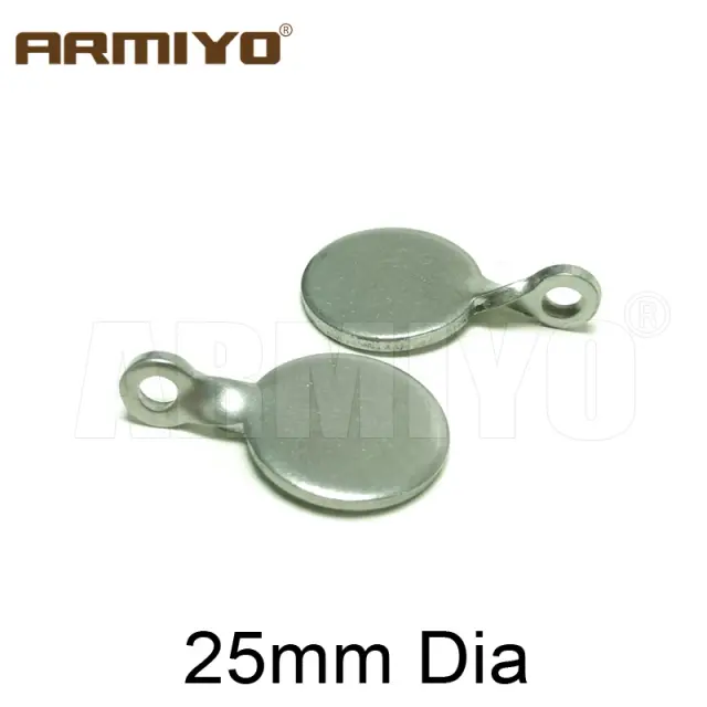 Arco de Aço Inoxidável Armiyo para Tiro ao Alvo e Paintball - Acessórios para Treinamento Bull's Eye em Diâmetros de 4cm, 3cm e 2.5cm