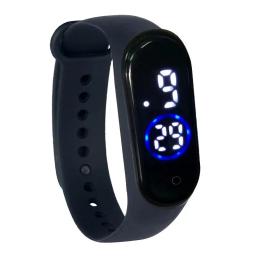 M4 movimento de toque mergulho natação fitness inteligente led pulseira mês dia exibição tempo números tela clara mostrar piscina rio relógio - Image 3
