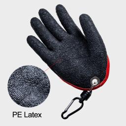 Luvas de pesca impermeáveis de látex antiderrapante, Ferramentas de pesca ao ar livre com ímã, Luvas de água Sniper - Image 2