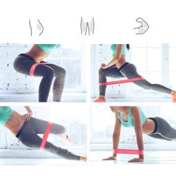 Ginásio com faixas elásticas, equipamento de treino de fitness, bandas de resistência de yoga, volume de exercício encontrar, treino de ginásio, musculação, pilates - Image 6