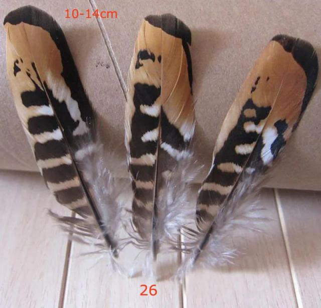 Plumas Naturais de Faisão para Artesanato e Decoração de Natal - Kit com 10 Peças de Alta Qualidade
