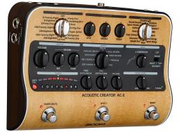 Acoustic Guitar Effects Pedal, Multi Effect Device, Pedal de Função, Acessório para Live Performance e Studio, ZOOM AC-3 - Image 2