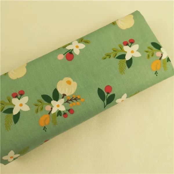 Tecido estampado 100% algodão para costura, têxteis-lar, lençóis de cama, vestido de bebê, diy, trabalho manual, tecidos tilda - Image 1