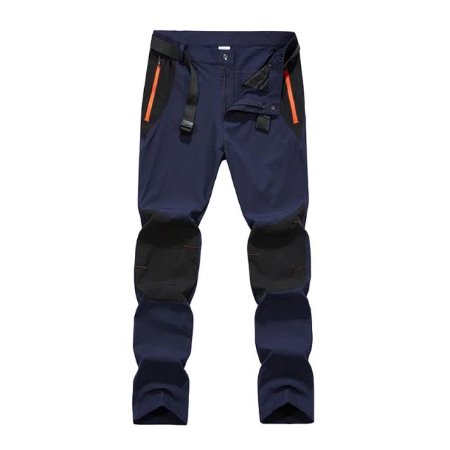 Calça Masculina Casual Impermeável de Secagem Rápida para Caminhadas e Escalada na Primavera e Verão