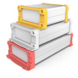 Caixa De Junção De Equipamentos De Alumínio, Caso De Projeto De Eletrônica DIY, Preto, Personalização Completa, Componentes Eletrônicos ABS, IP55, 105W45H - Image 1