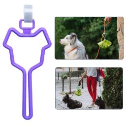Mãos livres cão saco de cocô titular ajustável para trela acessório pet abastecimento cão portador de resíduos para animais de estimação acessórios - Image 2