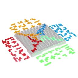 Quebra-cabeça intelectual blokus jogo de tabuleiro versão em inglês jogos de festa para crianças brinquedo crianças tos jogo de família 2 jogadores/4 jogadores conjunto - Image 2