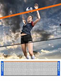 Fácil Configuração Portátil Badminton Net, Rede de Voleibol para Tênis, Picking Training, Indoor e Outdoor Sports, Badminto Tennis Mesh - Image 1