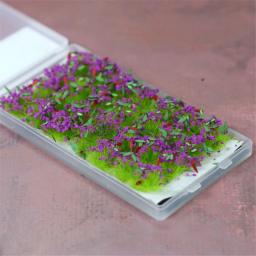Modelo miniatura flor de vidro arbusto para o trem paisagem layout construção arquitetura diorama fazendo - Image 6
