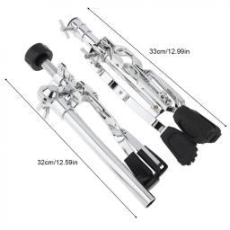 Metal completo ajuste dobrável piso tambor suporte para 10 12 Polegada jazz snare tambor mudo - Image 3