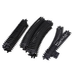 26x acessório diy 1/87 ho modelo de plástico trem ferroviário kits de trilhos presente - Image 3