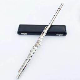 Jupiter flauta JFL-511ES taiwan 16 buracos fechado c chave flauta cupronickel silvering flauta instrumentos transversais musicales caso - Image 1