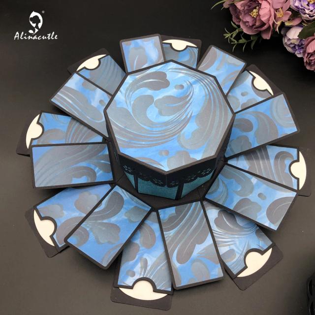 Caixa de Corte em Metal com Estampa Surpresa para Presentes e Artesanato, Ideal para Mimos Artesanais e Projetos Criativos